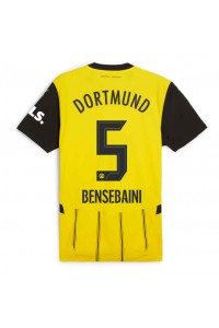 Fotbalové Dres Borussia Dortmund Ramy Bensebaini #5 Domácí Oblečení 2024-25 Krátký Rukáv